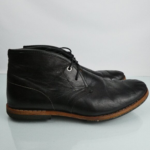 Timberland Boot Co Chukka Boots Mens 9 Wodehouse Black Leather Ankle Casual main image 8